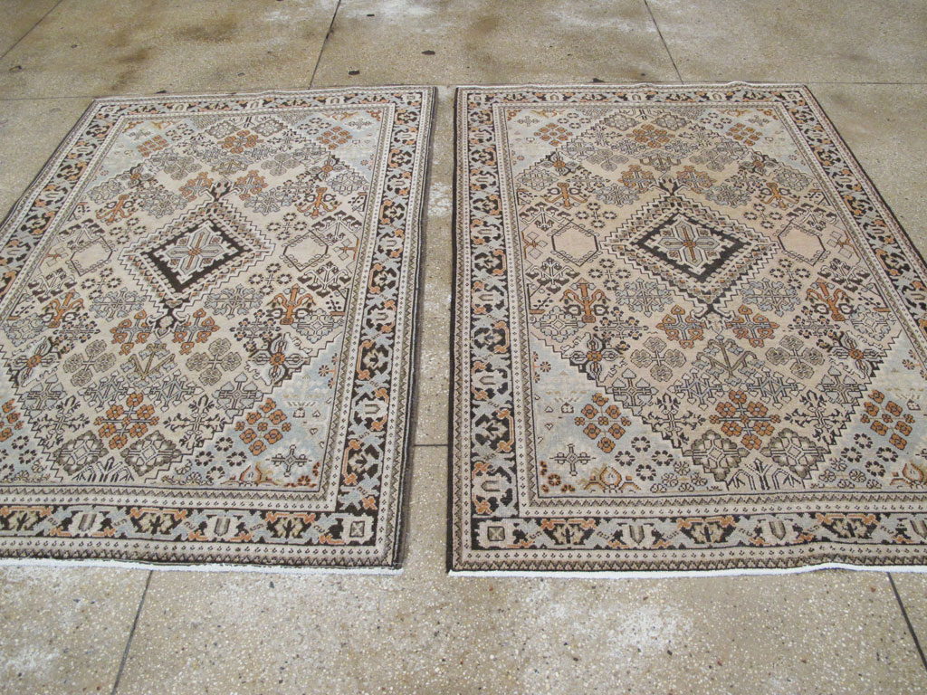 Vintage Persian Joshegan Rug (Pair: 2 of 2), No.21267 - Galerie Shabab