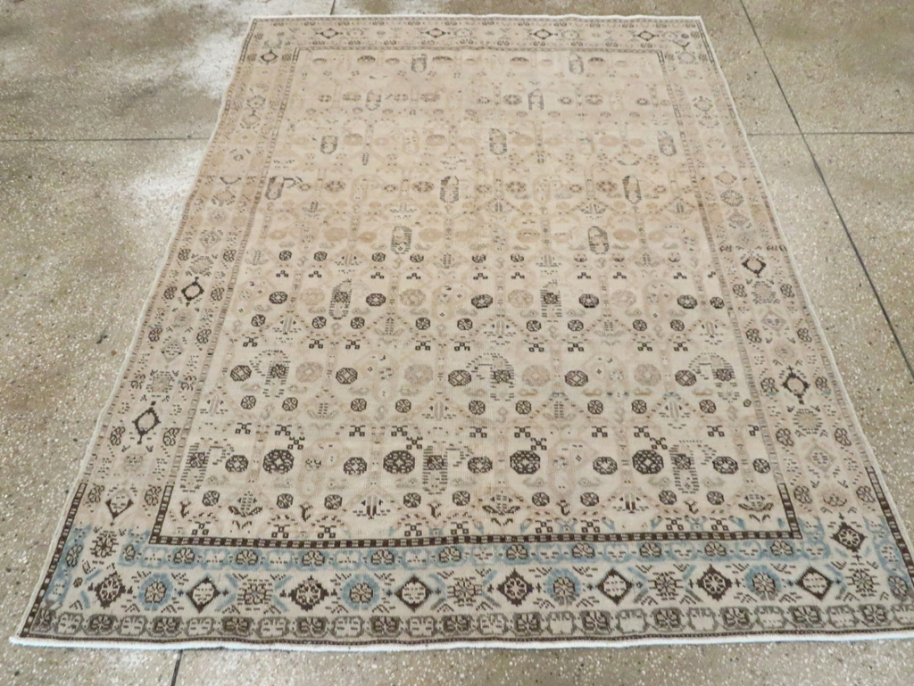 Vintage Persian Afshar Accent Rug, No.21280 - Galerie Shabab