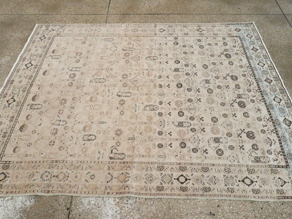 Vintage Persian Afshar Accent Rug, No.21280 - Galerie Shabab