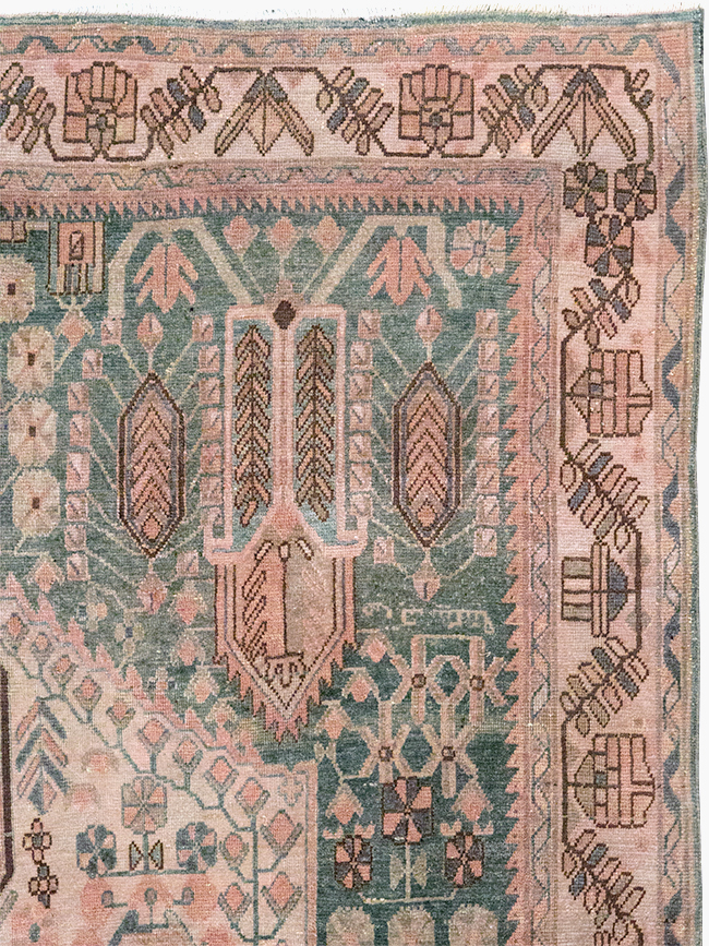 Vintage Persian Afshar Accent Rug, No.21289 - Galerie Shabab