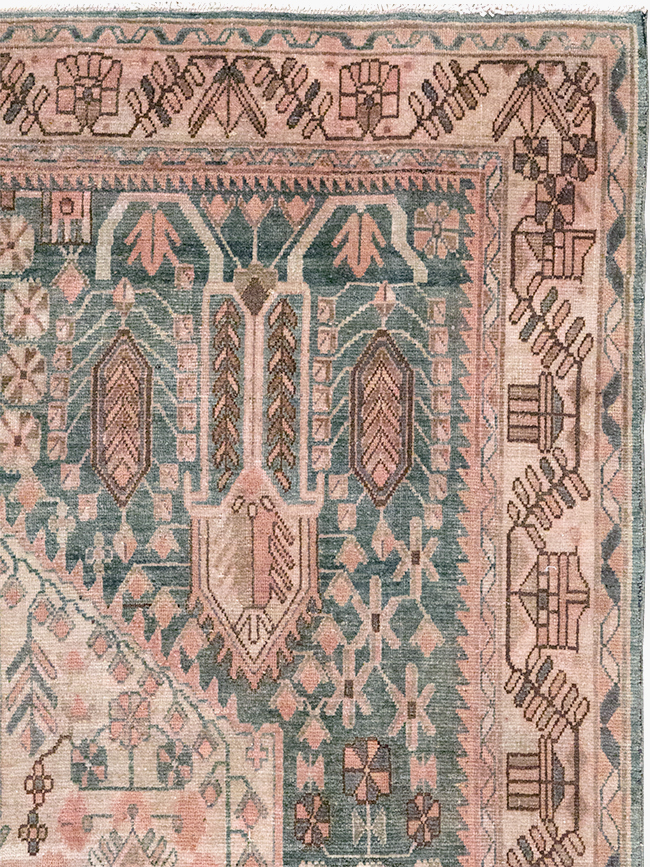 Vintage Persian Afshar Accent Rug, No.21289 - Galerie Shabab