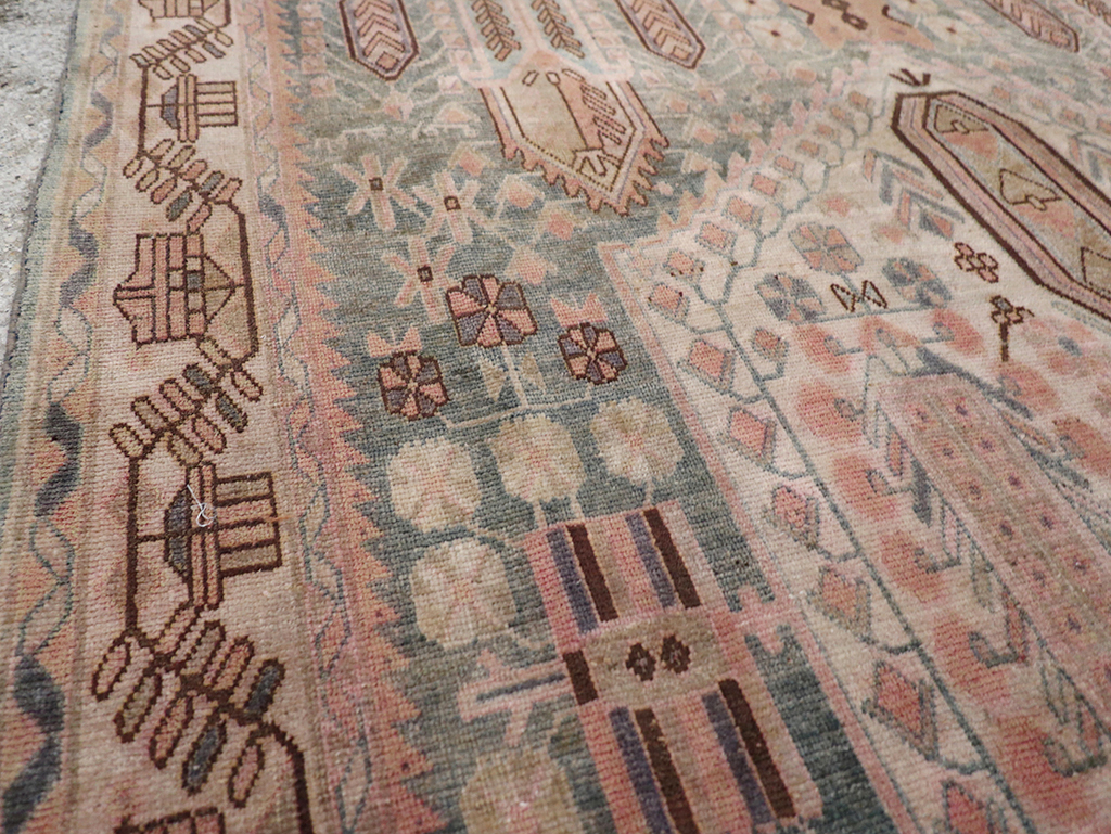 Vintage Persian Afshar Accent Rug, No.21289 - Galerie Shabab