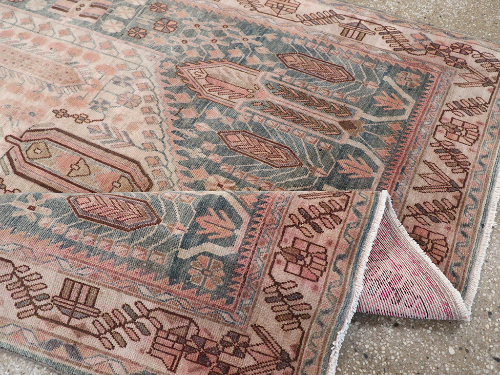 Vintage Persian Afshar Accent Rug, No.21289 - Galerie Shabab