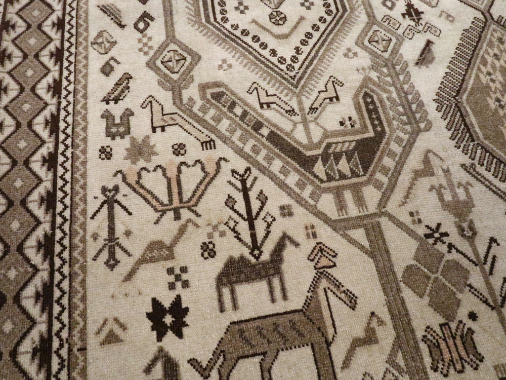 Vintage Persian Afshar Rug, No.21290 - Galerie Shabab