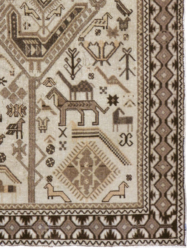 Vintage Persian Afshar Rug, No.21290 - Galerie Shabab