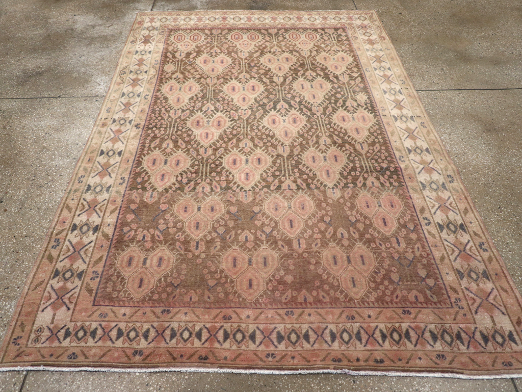 Vintage Persian Afshar Accent Rug, No.21291 - Galerie Shabab