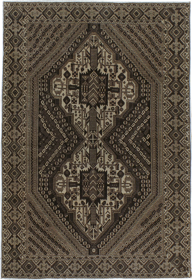 Vintage Persian Afshar Rug, No.21292 - Galerie Shabab