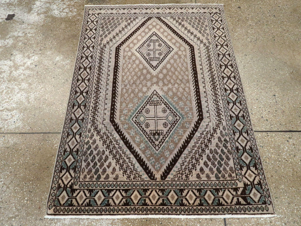 Vintage Persian Afshar Rug, No.21299 - Galerie Shabab