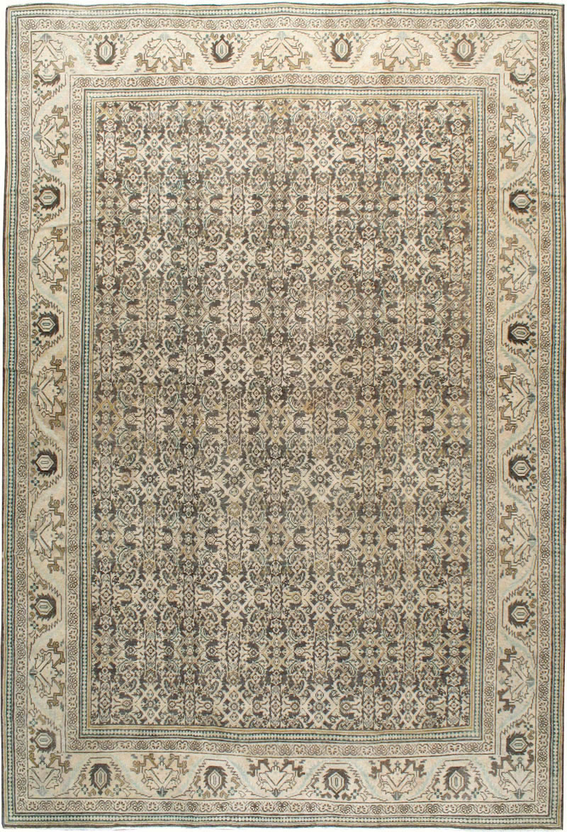 Vintage Persian Mahal Carpet, No.21312 - Galerie Shabab
