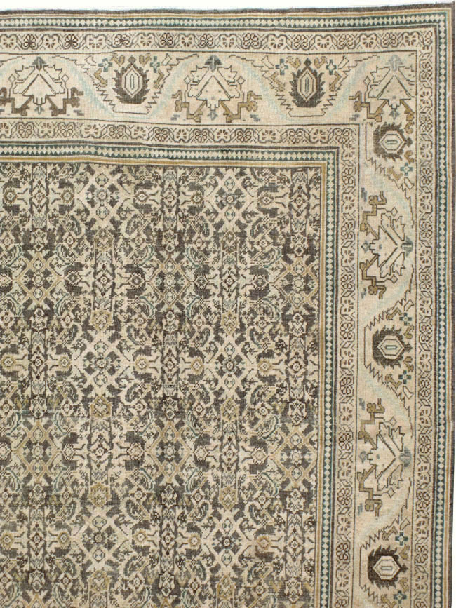 Vintage Persian Mahal Carpet, No.21312 - Galerie Shabab