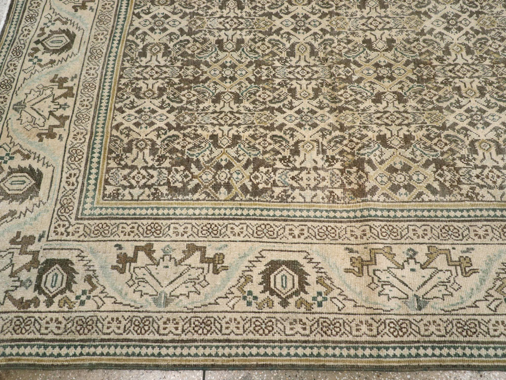 Vintage Persian Mahal Carpet, No.21312 - Galerie Shabab