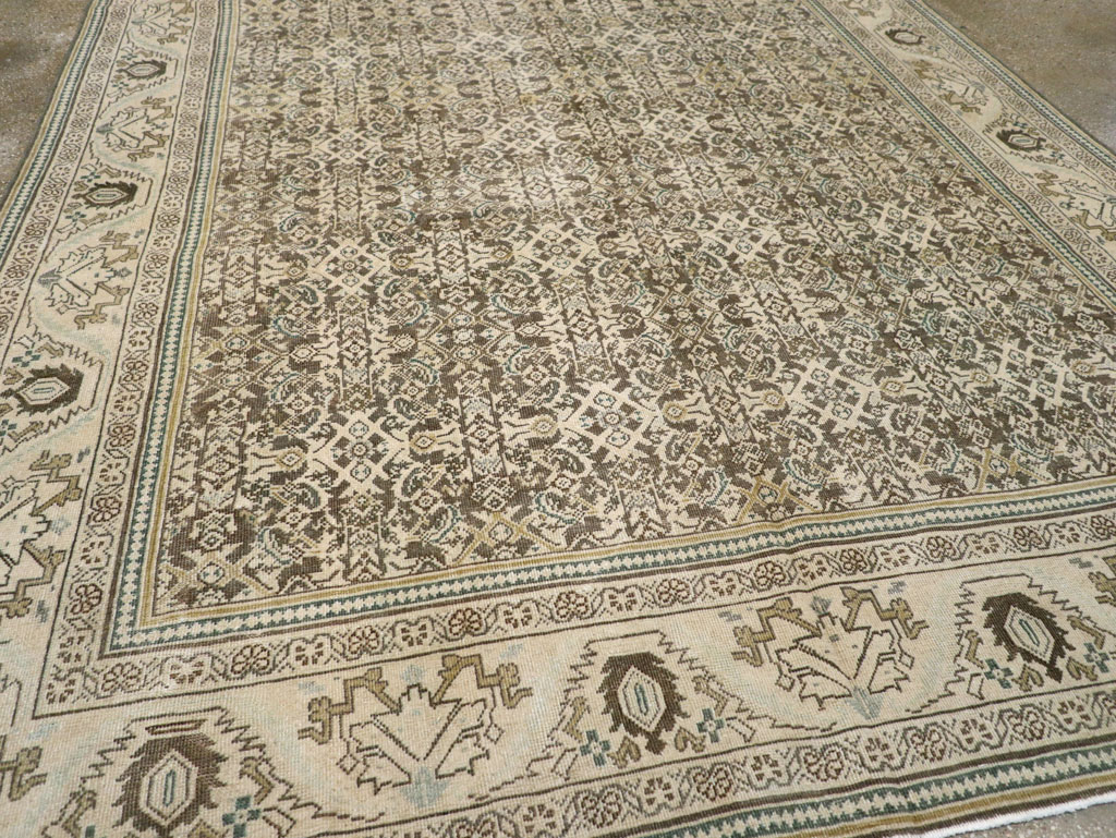 Vintage Persian Mahal Carpet, No.21312 - Galerie Shabab