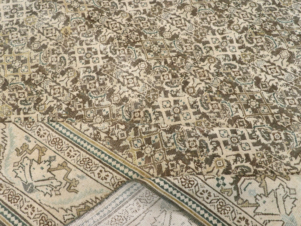 Vintage Persian Mahal Carpet, No.21312 - Galerie Shabab