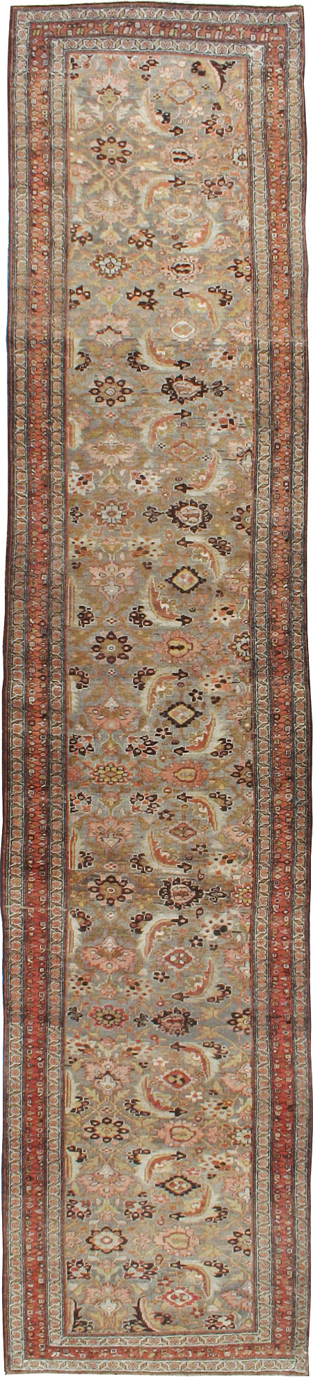 Antique Persian Bidjar Runner, No.21324 - Galerie Shabab