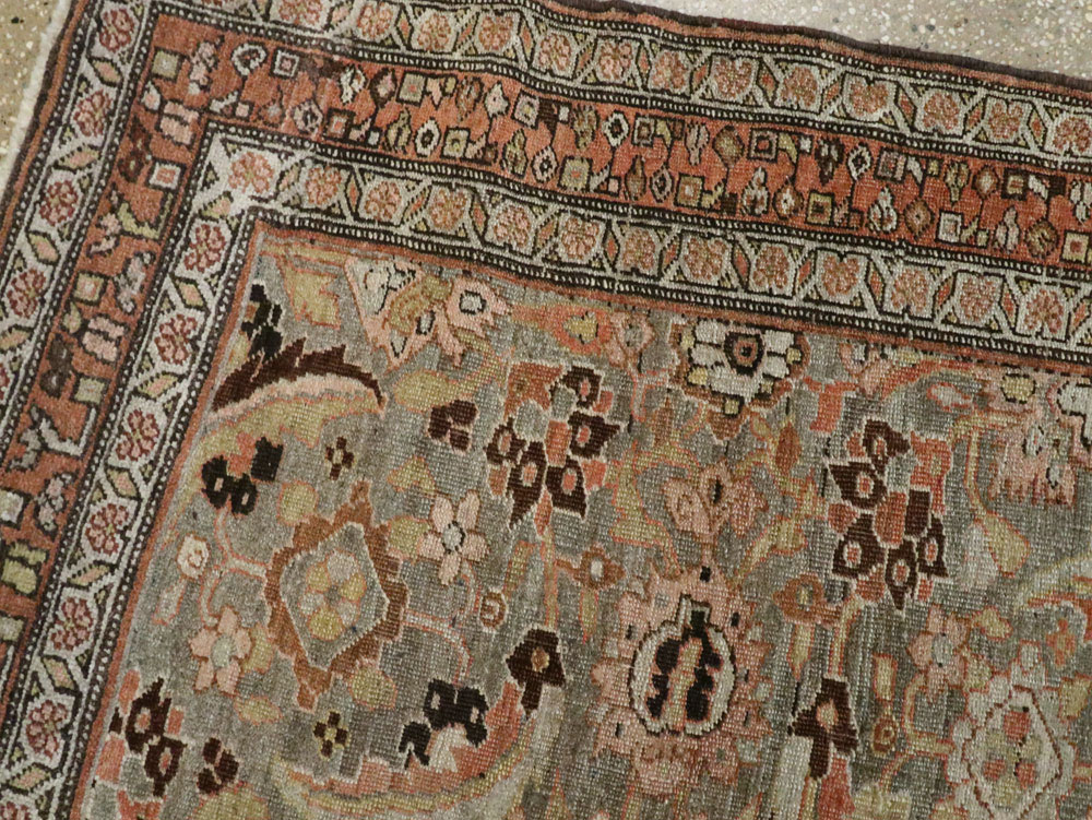 Antique Persian Bidjar Runner, No.21324 - Galerie Shabab