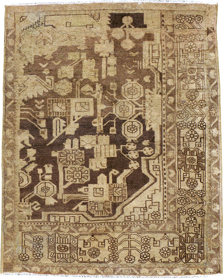 Antique Persian Malayer Sampler Rug, No.21329 - Galerie Shabab