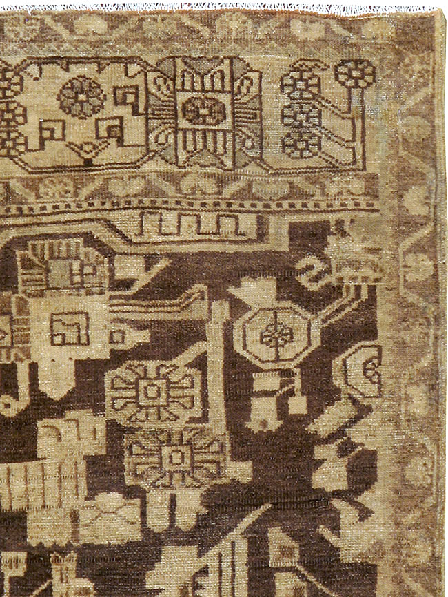 Antique Persian Malayer Sampler Rug, No.21329 - Galerie Shabab