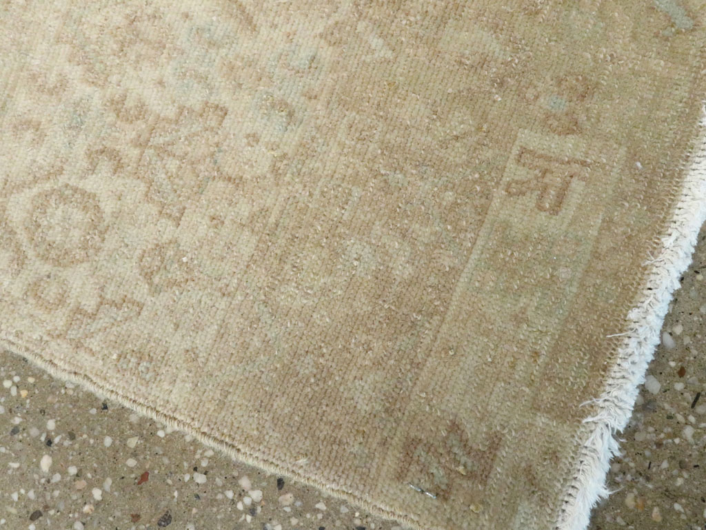 Vintage Persian Malayer Sampler Throw Rug, No.21330 - Galerie Shabab