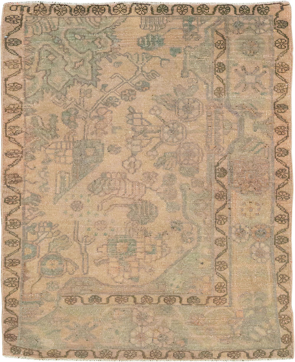 Vintage Persian Malayer Sampler Rug, No.21334 - Galerie Shabab