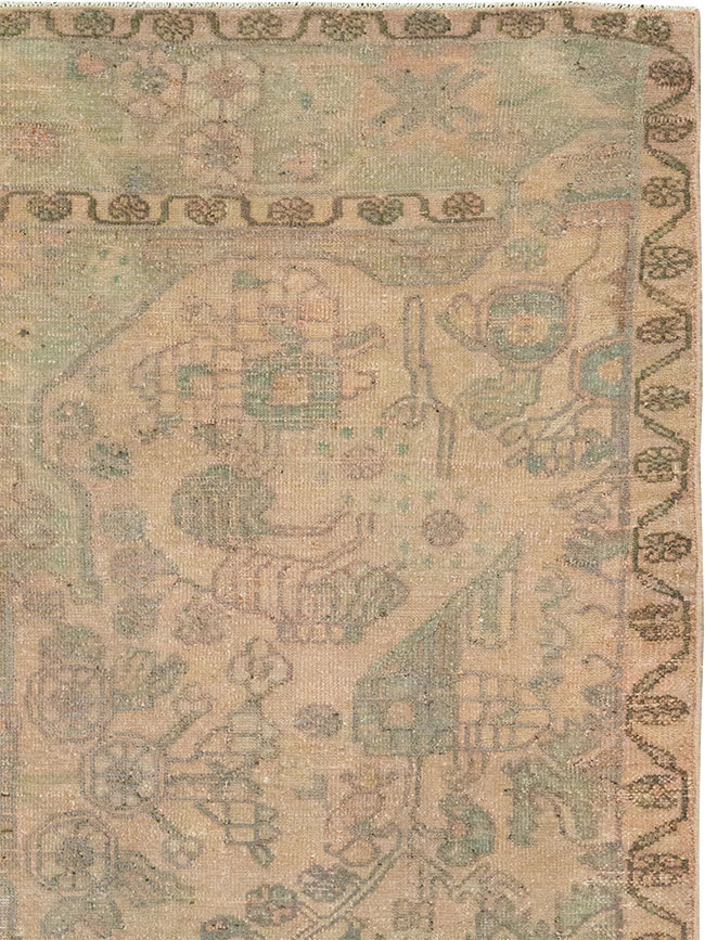 Vintage Persian Malayer Sampler Rug, No.21334 - Galerie Shabab