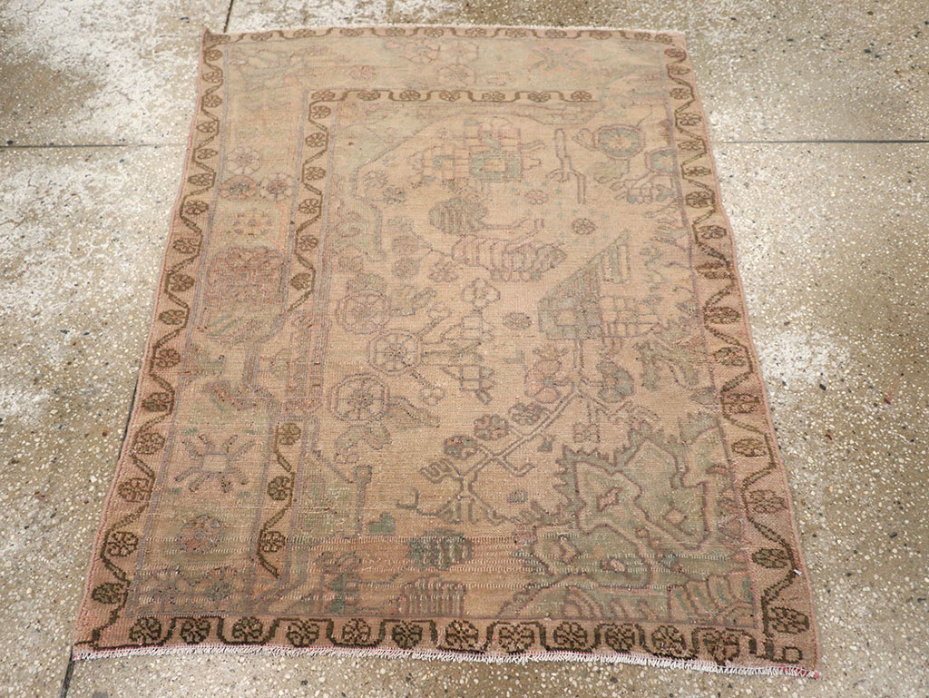 Vintage Persian Malayer Sampler Rug, No.21334 - Galerie Shabab