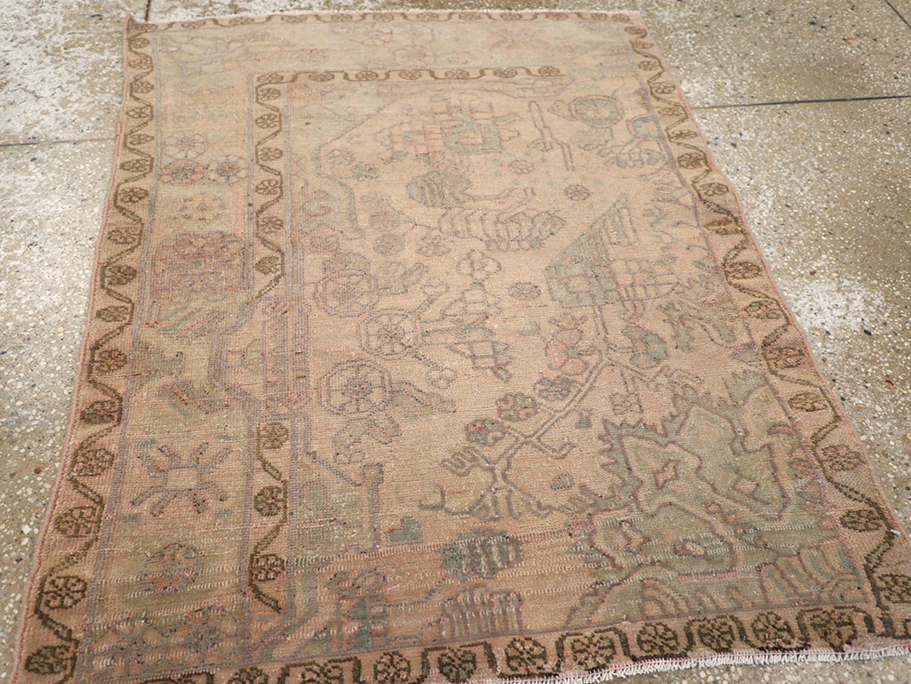 Vintage Persian Malayer Sampler Rug, No.21334 - Galerie Shabab