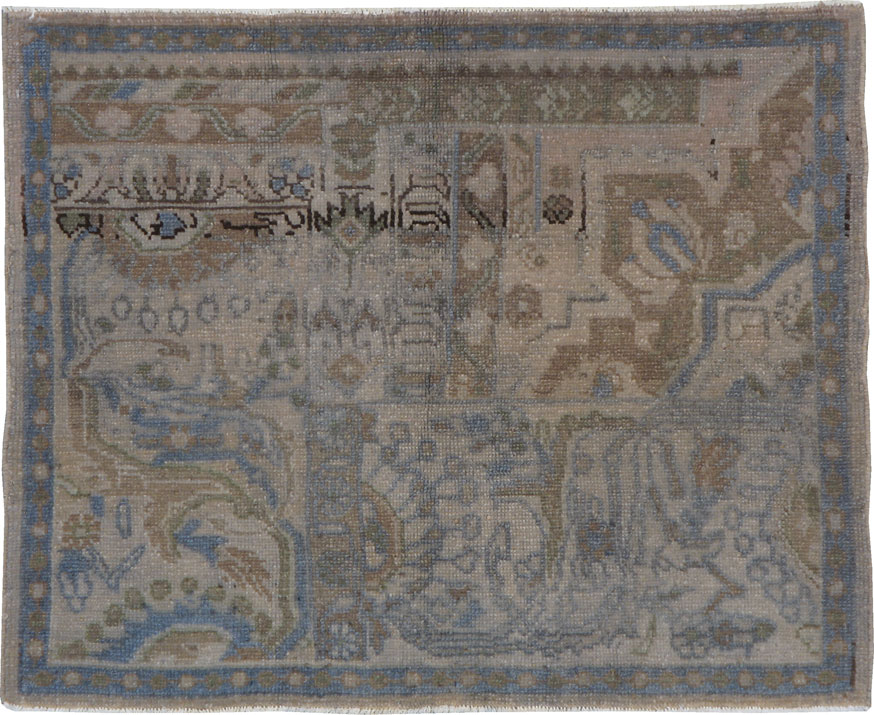 Vintage Persian Malayer Sampler Rug, No.21338 - Galerie Shabab