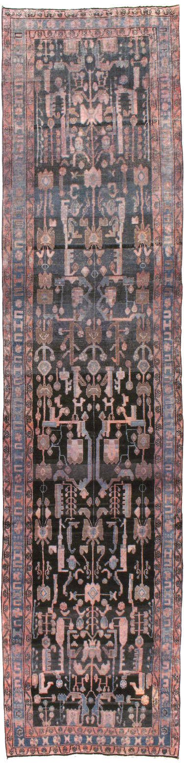 Vintage Persian Malayer Runner, No.21357 - Galerie Shabab