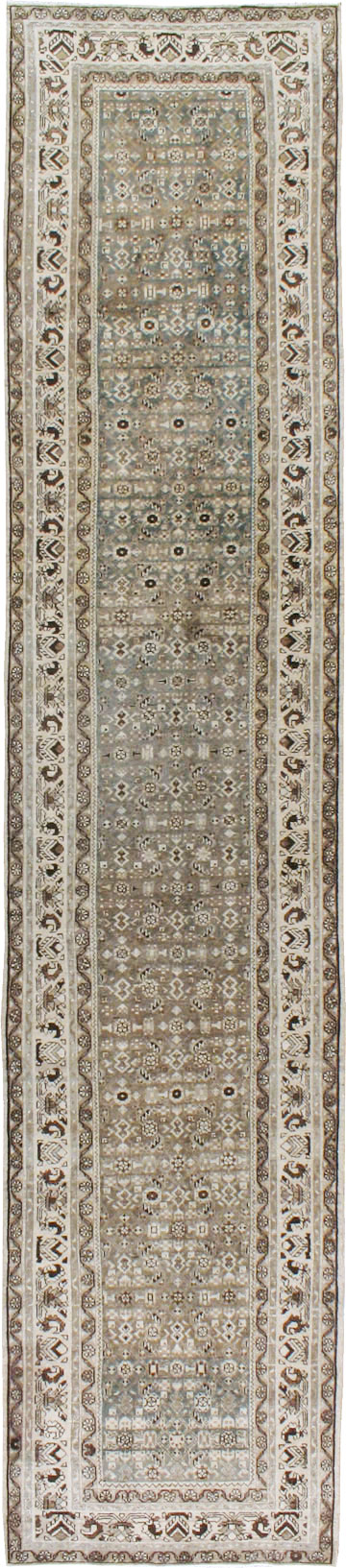 Vintage Persian Malayer Runner, No.21358 - Galerie Shabab
