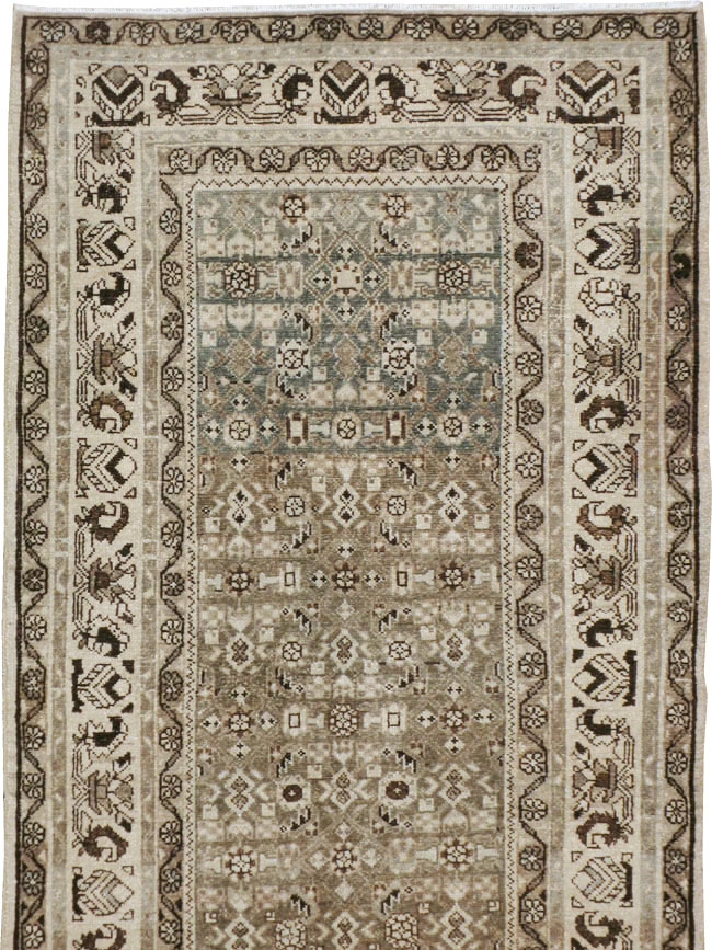 Vintage Persian Malayer Runner, No.21358 - Galerie Shabab