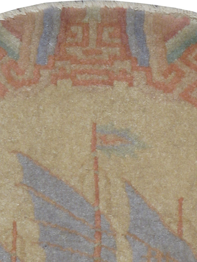 Antique Chinese Pictorial Rug, No.21368 - Galerie Shabab