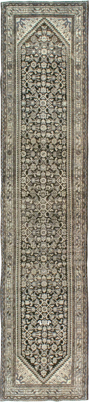 Vintage Persian Malayer Runner, No.21375 - Galerie Shabab