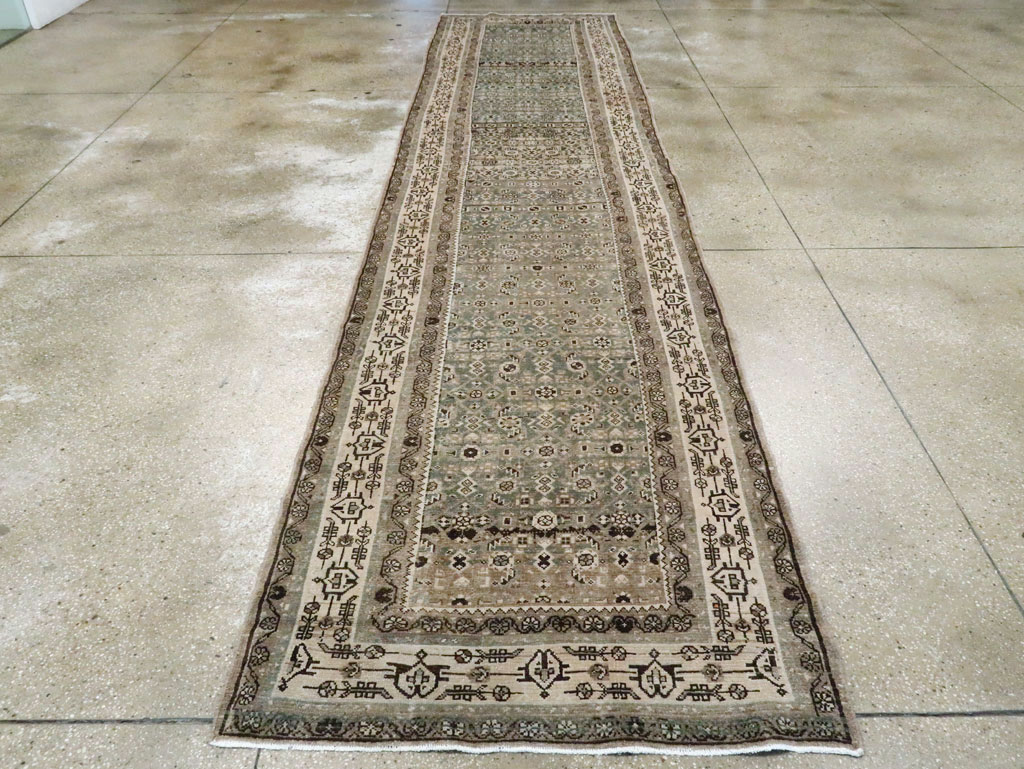 Vintage Persian Malayer Runner, No.21376 - Galerie Shabab