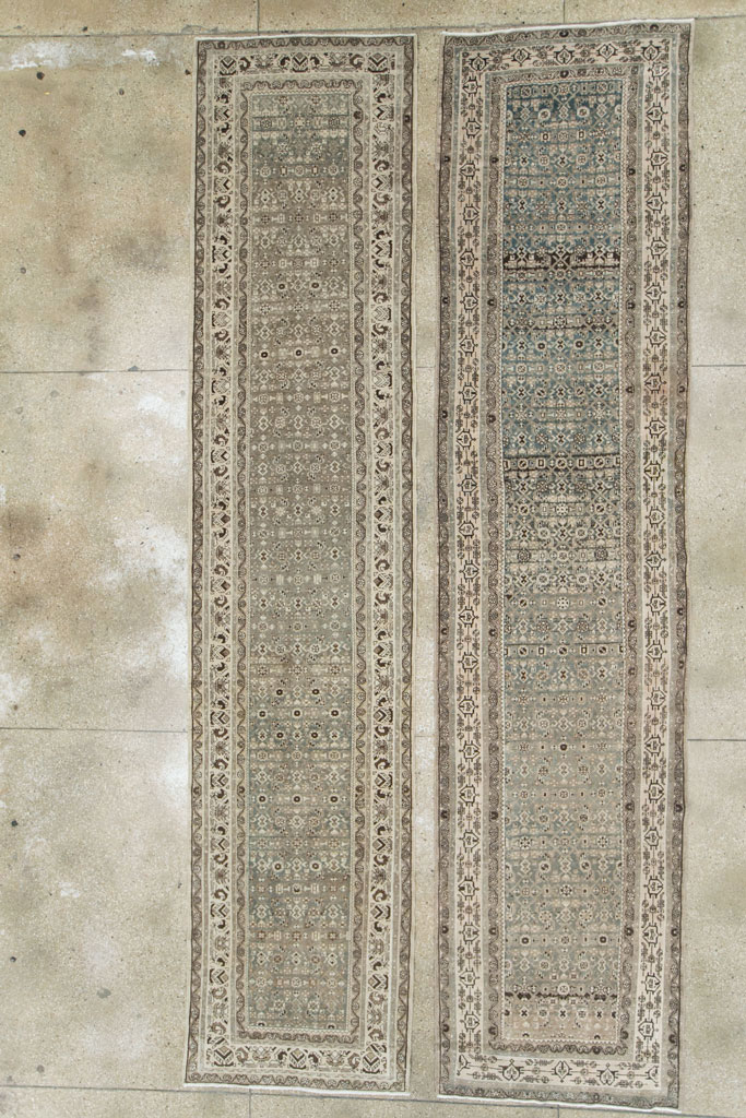 Vintage Persian Malayer Runner, No.21376 - Galerie Shabab