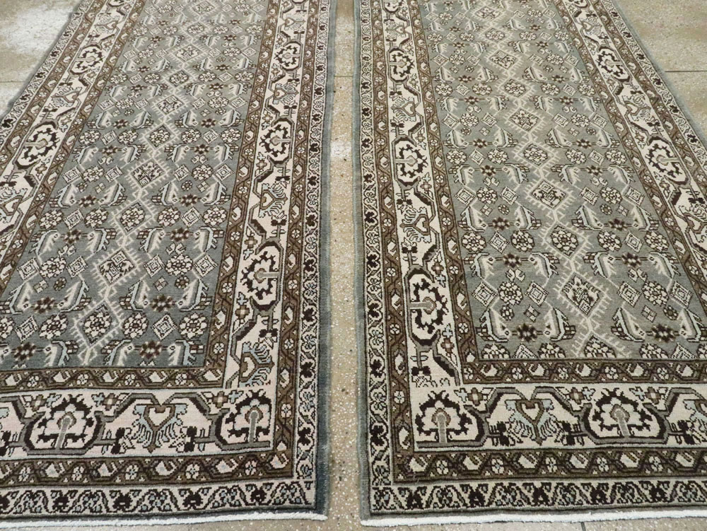 Vintage Persian Malayer Runner (Pair: 2 of 2), No.21378 - Galerie Shabab