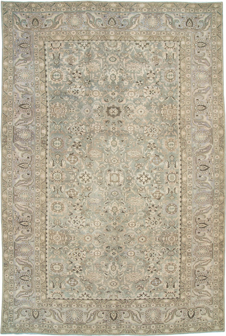 Vintage Persian Malayer Room Size Carpet, No.21382 - Galerie Shabab
