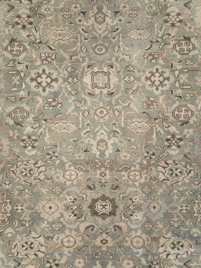 Vintage Persian Malayer Room Size Carpet, No.21382 - Galerie Shabab