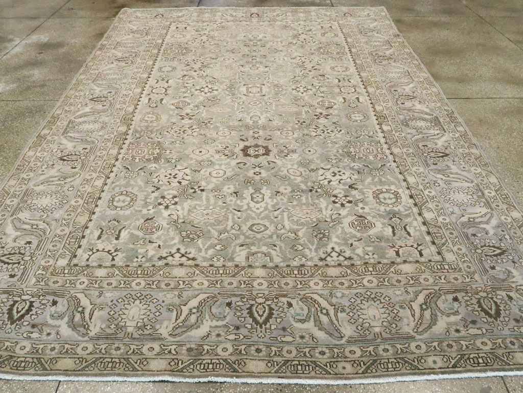 Vintage Persian Malayer Room Size Carpet, No.21382 - Galerie Shabab