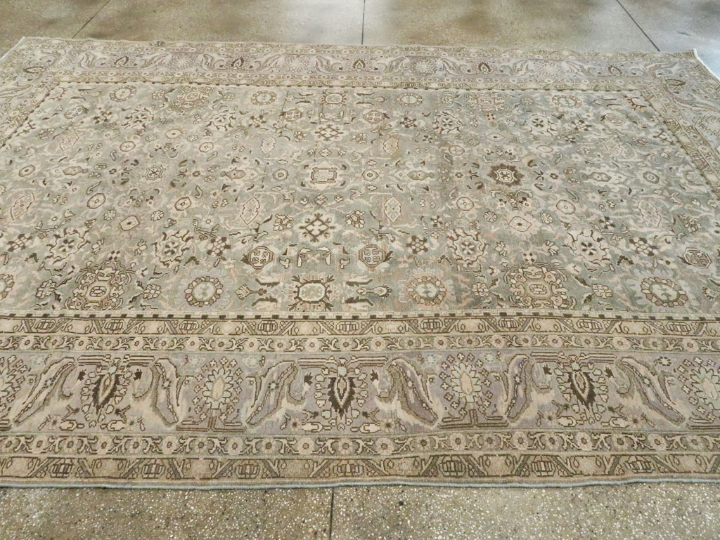 Vintage Persian Malayer Room Size Carpet, No.21382 - Galerie Shabab
