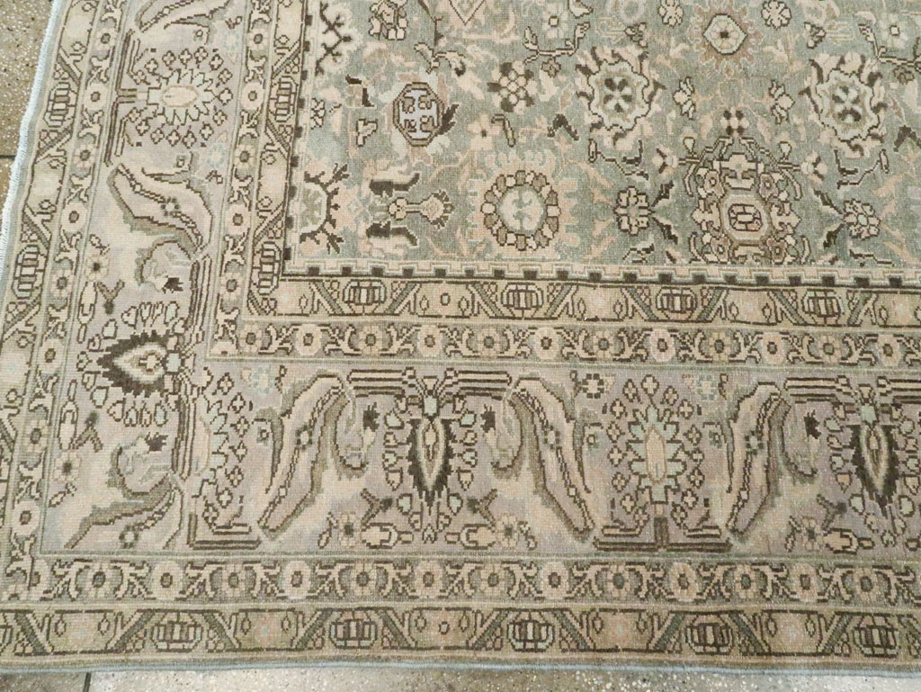Vintage Persian Malayer Room Size Carpet, No.21382 - Galerie Shabab