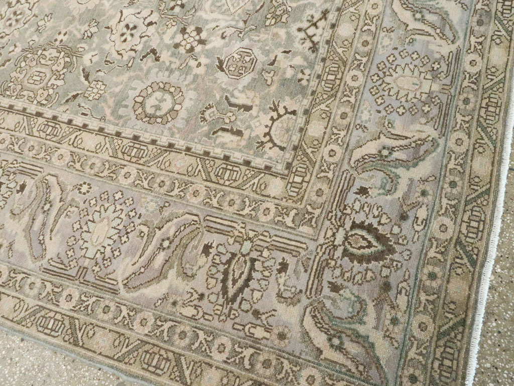 Vintage Persian Malayer Room Size Carpet, No.21382 - Galerie Shabab