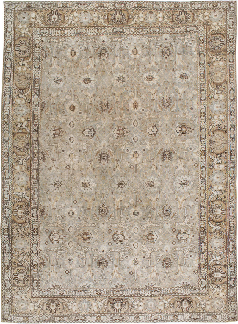 Antique Persian Tabriz Carpet, No.21386 - Galerie Shabab