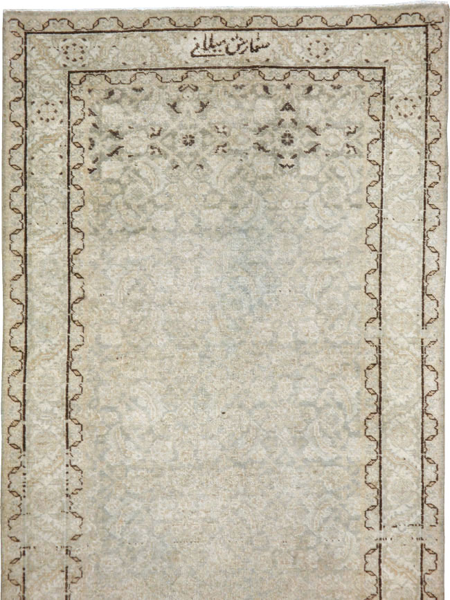 Vintage Persian Tabriz Runner, No.21389 - Galerie Shabab