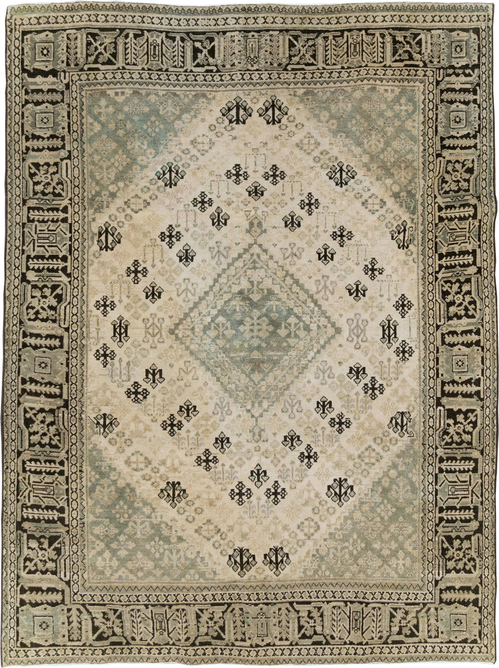 Vintage Persian Joshegan Carpet, No.21392 - Galerie Shabab