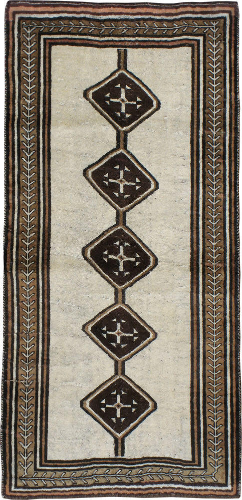 Vintage Persian Gabbeh Rug, No.21394 - Galerie Shabab