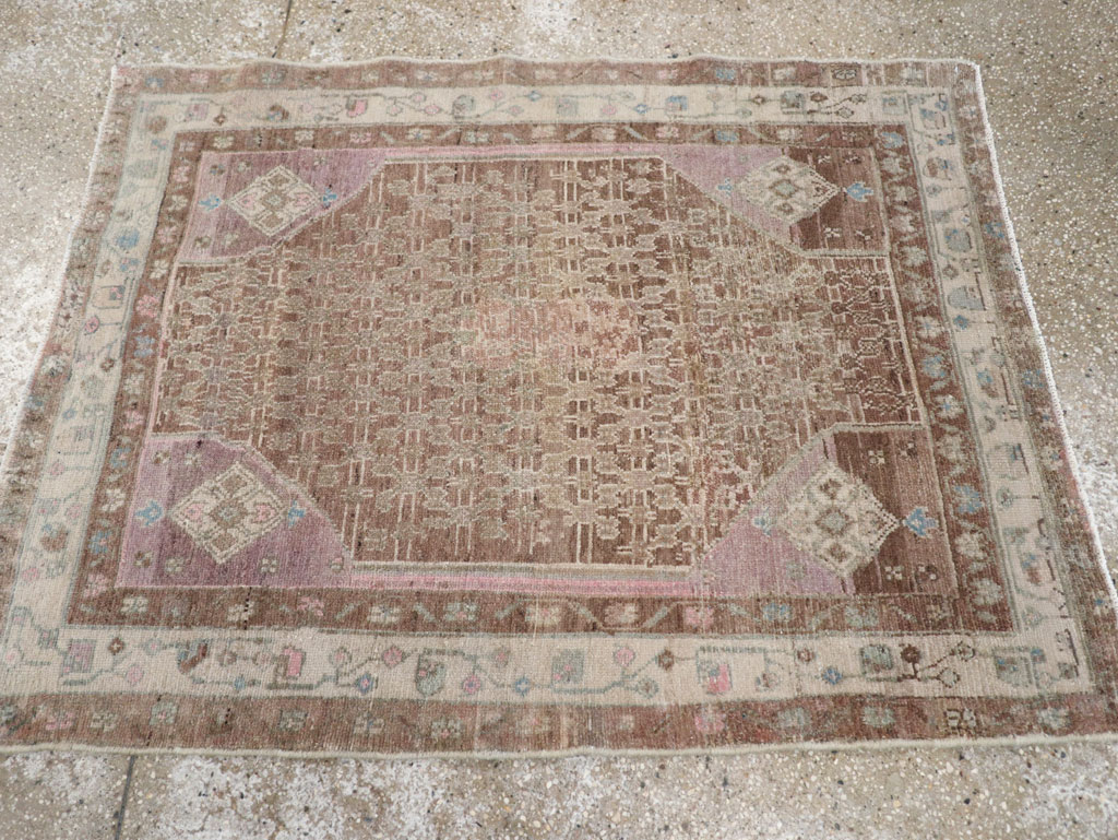 Vintage Persian Malayer Rug, No.21396 - Galerie Shabab
