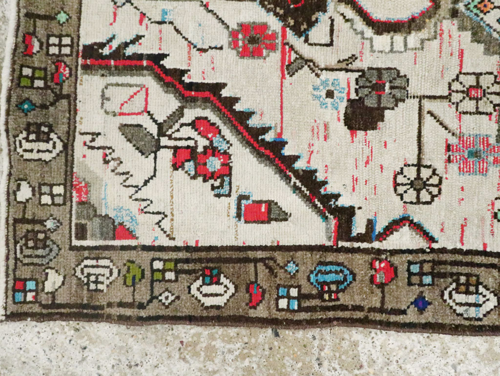 Vintage Persian Malayer Rug, No.21397 - Galerie Shabab