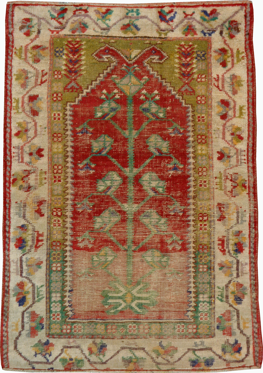 Antique Turkish Oushak Rug, No.21412 - Galerie Shabab