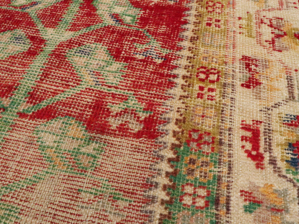 Antique Turkish Oushak Rug, No.21412 - Galerie Shabab