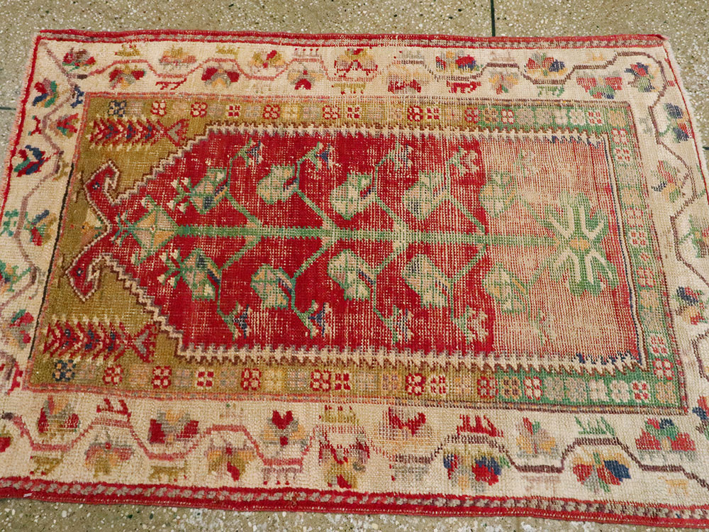 Antique Turkish Oushak Rug, No.21412 - Galerie Shabab